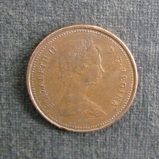 VA) Kanada 1 Cent 1980 Canada - Pflanze Baum Ahorn Blatt Zweig - Elisabeth II