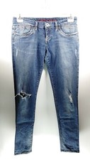 Tommy Hilfiger Nevada Super Slim Super Low Waist Tapered Leg W30 L32 blau Jeans