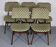 5x Stuhl Holz Dining Chair 70er Stühle Danish Design Stühle