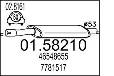 Mittelschalldämpfer MTS