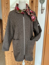 ✦ FRIEDA & FREDDIES ✦ Gr.  42 / 44  Damen Woll- Jacke / Longjacke ∞ Wollmischung