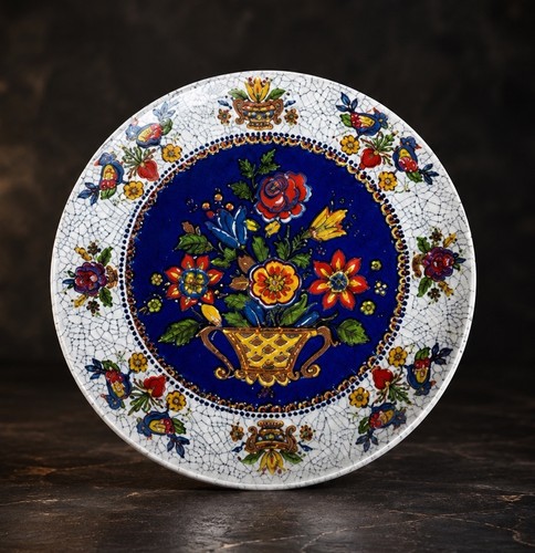 Vintage porzellan wandteller - vintage,