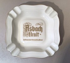 Asbach Uralt : großer Kneipenaschenbecher , 20 cm , 8 Mulden , Topzustand