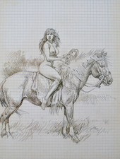 Paolo Serpieri: Die Reiterin