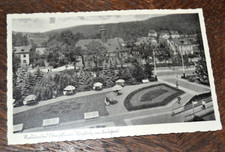 PK AK 1930er Jahre Radiumbad Oberschlema Vorplatz am Badehaus