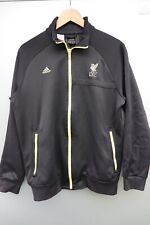 ADIDAS Trainingsjacke FC LIVERPOOL schwarz drei gelbe Streifen Gr. 176 