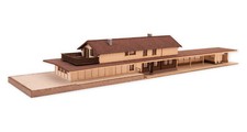 NOCH 63005 Spur N Bahnhof "Bergün" Bausatz, Lasercut