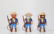playmobil 3 x  nordstaatler soldat zu südstaatler  acw csa western