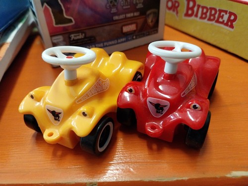 Mini bobbycar rot und orange - mini-bobbycar,