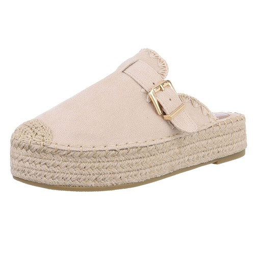 Geflochtene damen mules mit - geflochtene,