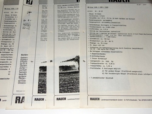 Rauch pneumatikstreuer trac - rauch, mb-trac