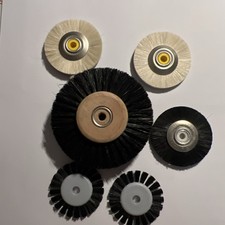 Zahntechniker Polierset 6St Ziegenhaar, Rändert Medium , usw.