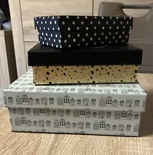 #237# 3er Set Geschenkbox Geschenkkarton Weihnachten
