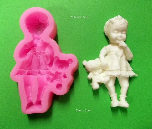 Silikon form mould fondant - silikon,