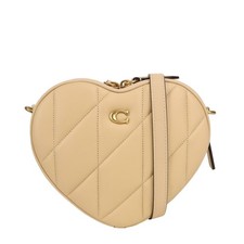 Coach Damen Tasche Beige Leder