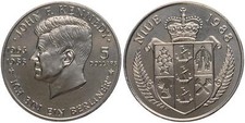 Niue - 5 Dollars 1988 - John F