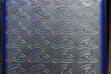 Aufkleber Ringe gold / silber