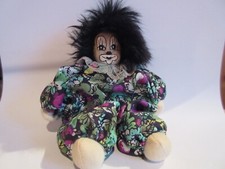 Harlekin - Clown Puppe - Deko - unbespielt