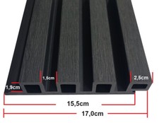 Fassadenverkleidung in Braun