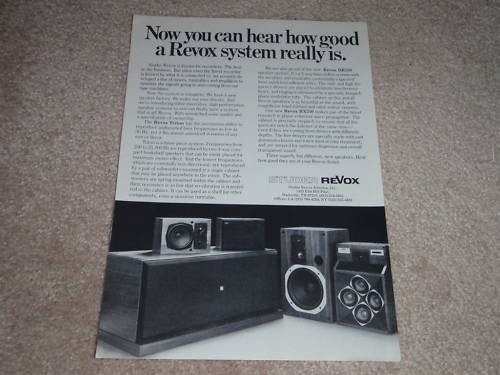 Revox lautsprecher 1981 - lautsprecher, ad,
