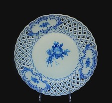 Hutschenreuther Maria Theresia Servierplatte 25cm Serie  Blaue Rose