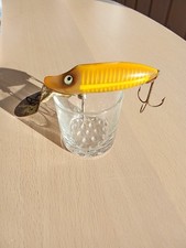 Heddon Deep Dive River Runt Antik Woblern Sammler 