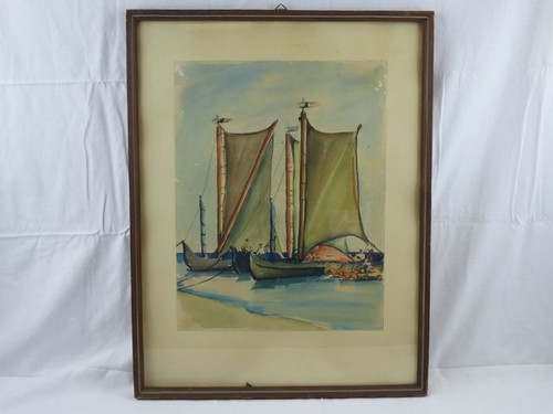 Aquarell kurenkähne - (h235),