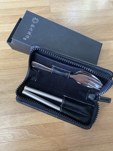 Besteckset edelstahl mit etui - besteckset,