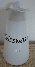 31❚ antiker Emaillekrug mit Aufschrift Heisswasser von ca. 1920-30