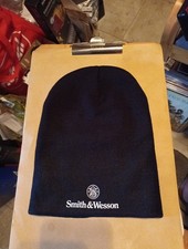 Smith & Wesson Beanie/ Mütze, Farbe: "Schwarz". Weiße Schrift. Einheitsgröße!