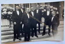 orig. Photo postcard men men