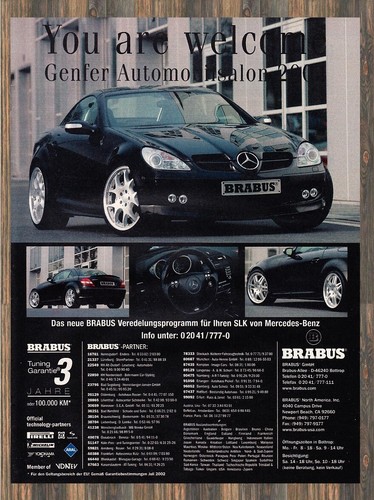 Brabus slk r171 reklame - brabus,