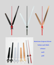 Zeigersatz 10 cm schwarz weiß