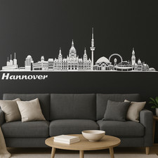 Hannover Skyline Wandtattoo