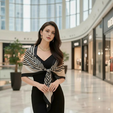 Schal dünn 180x90 Beige