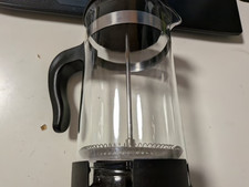 Kaffee Zubereiter v.Ikea neu, Glas und schwarz,