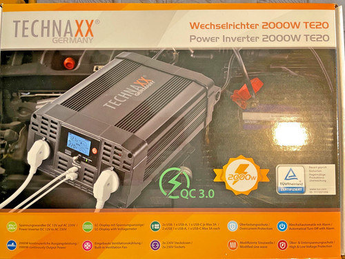 Technaxx wechselrichter 2000 - wechselrichter,