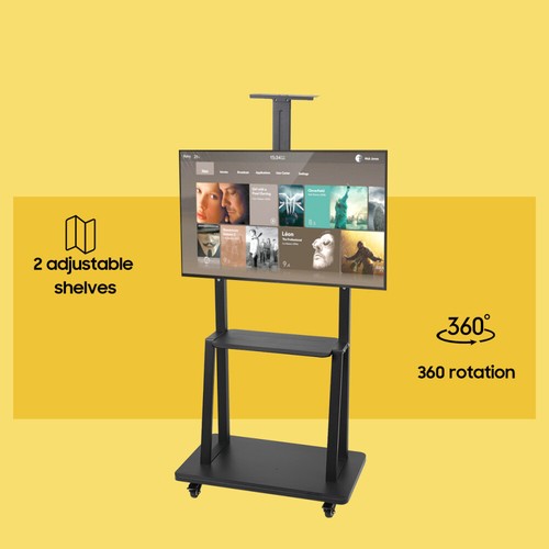 Ständer rollbar tv - rollbar,