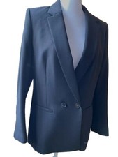 Esprit Blazer 38 Festlich Zweireihig Mit Tiefem Revers Schwarz Neu Ohne Etikett