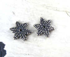 Original Trollbeads  Element für Ohrringe Schneeblume TAGEA-20010 Silber 925