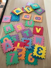 Puzzlematte XXL für Kinder Zahle, Buchstaben