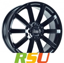 MAM W3 black painted 6x15" ET25 LK4 108 ML 65.1 Alufelgen 15 Zoll