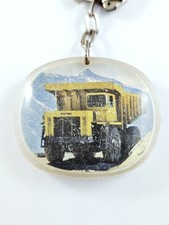 Schlüsselanhänger - Dumpers Berliet - Jahre 60 - Vintage Lkw Baustellen Minen -