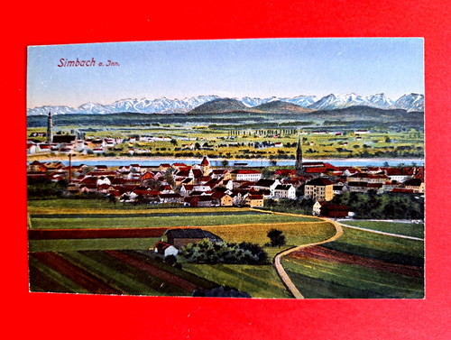 Simbach inn um - ak.,