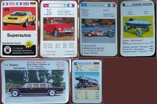 Quartett Kartenspiel – F.X. Schmid Einzelkarten und unvollständige Spiele