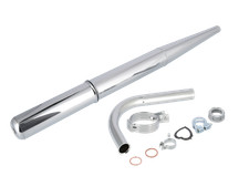 Set: Auspuff Standard Chrom