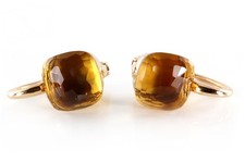 Pomellato Ohrringe Nudo Citrin 750 Rosegold 9,2 g [BRORS 19588]