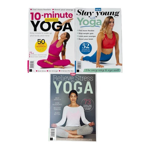 Yoga bookazines lots - yoga, uk