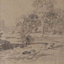 Landschaft pastorale szene - landschaft,