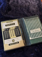 22., ‼️❤️ Duplex Addiator incl. Mappe u. Stift.  Topp